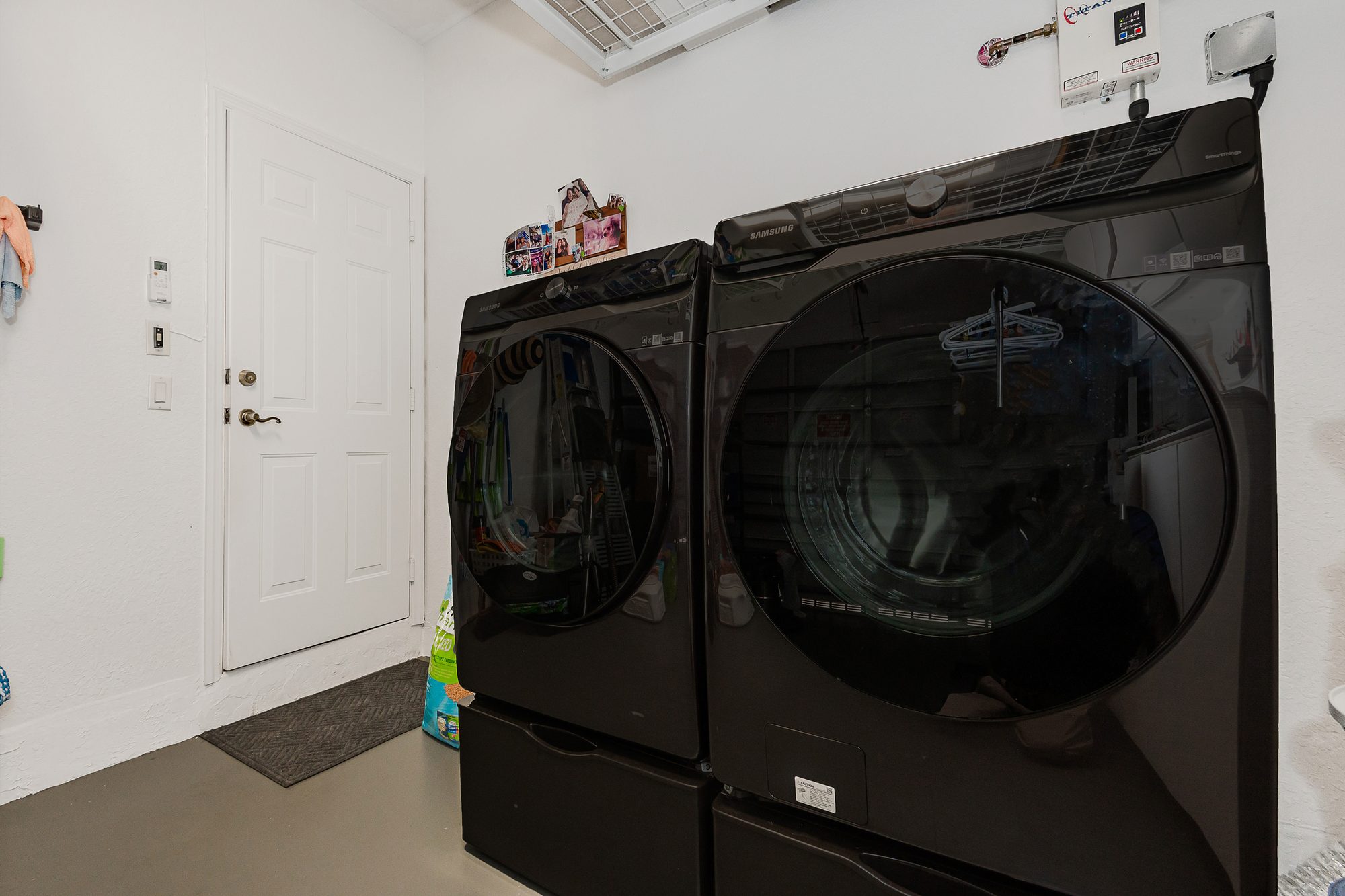 Laundry area with washer and dryer